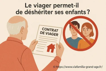 Le viager permet-il de déshériter ses enfants ?