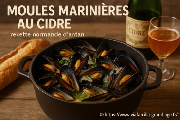 Moules marinières au cidre : la recette normande d’antan à redécouvrir