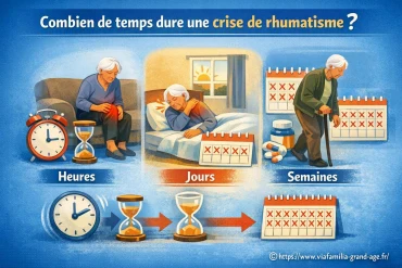 Combien de temps dure une crise de rhumatisme ?