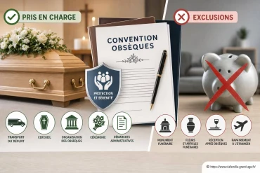 Frais couverts par une convention obsèques : prises en charge et exclusions