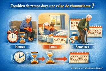 Combien de temps dure une crise de rhumatisme ?